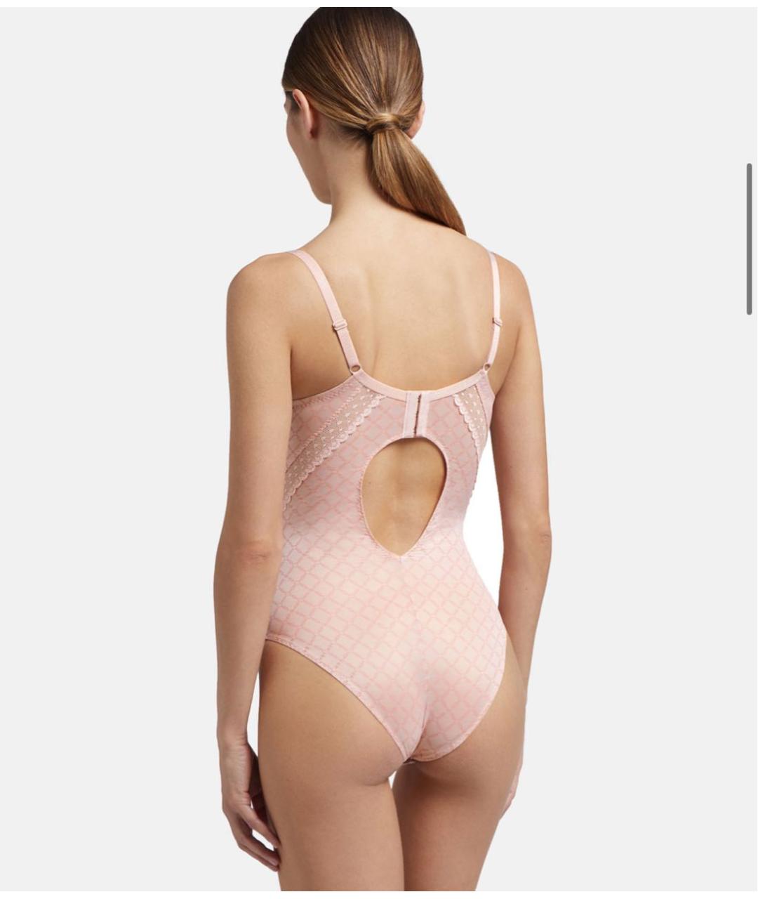 WOLFORD Розовое полиамидовое боди, фото 2