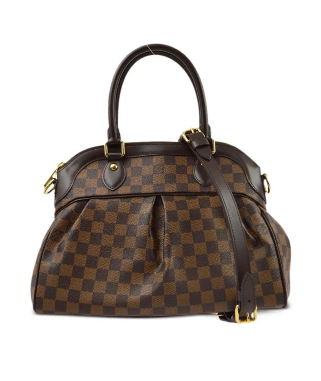 LOUIS VUITTON Коричневая сумка с короткими ручками, фото 9