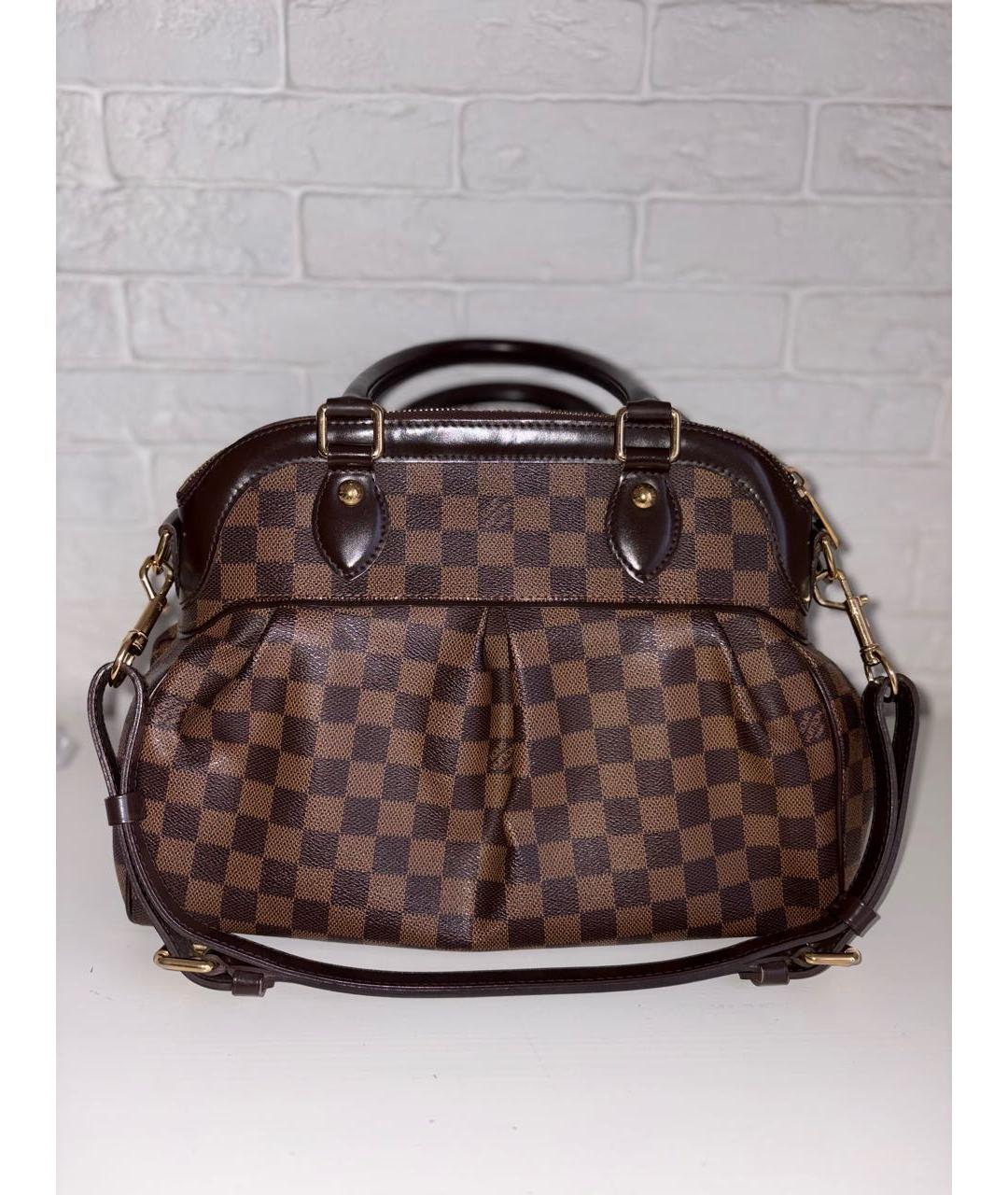 LOUIS VUITTON Коричневая сумка с короткими ручками, фото 4