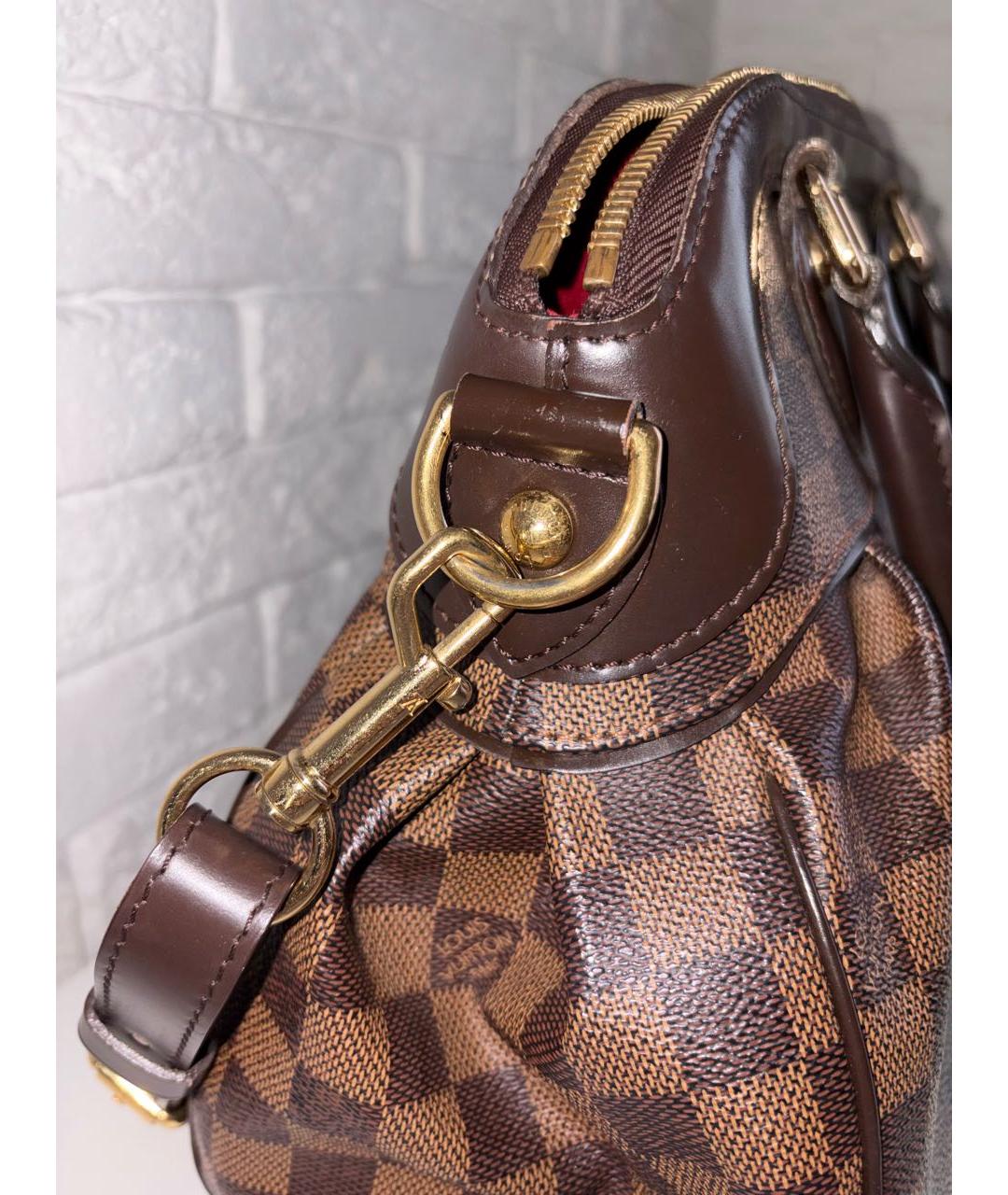 LOUIS VUITTON Коричневая сумка с короткими ручками, фото 6