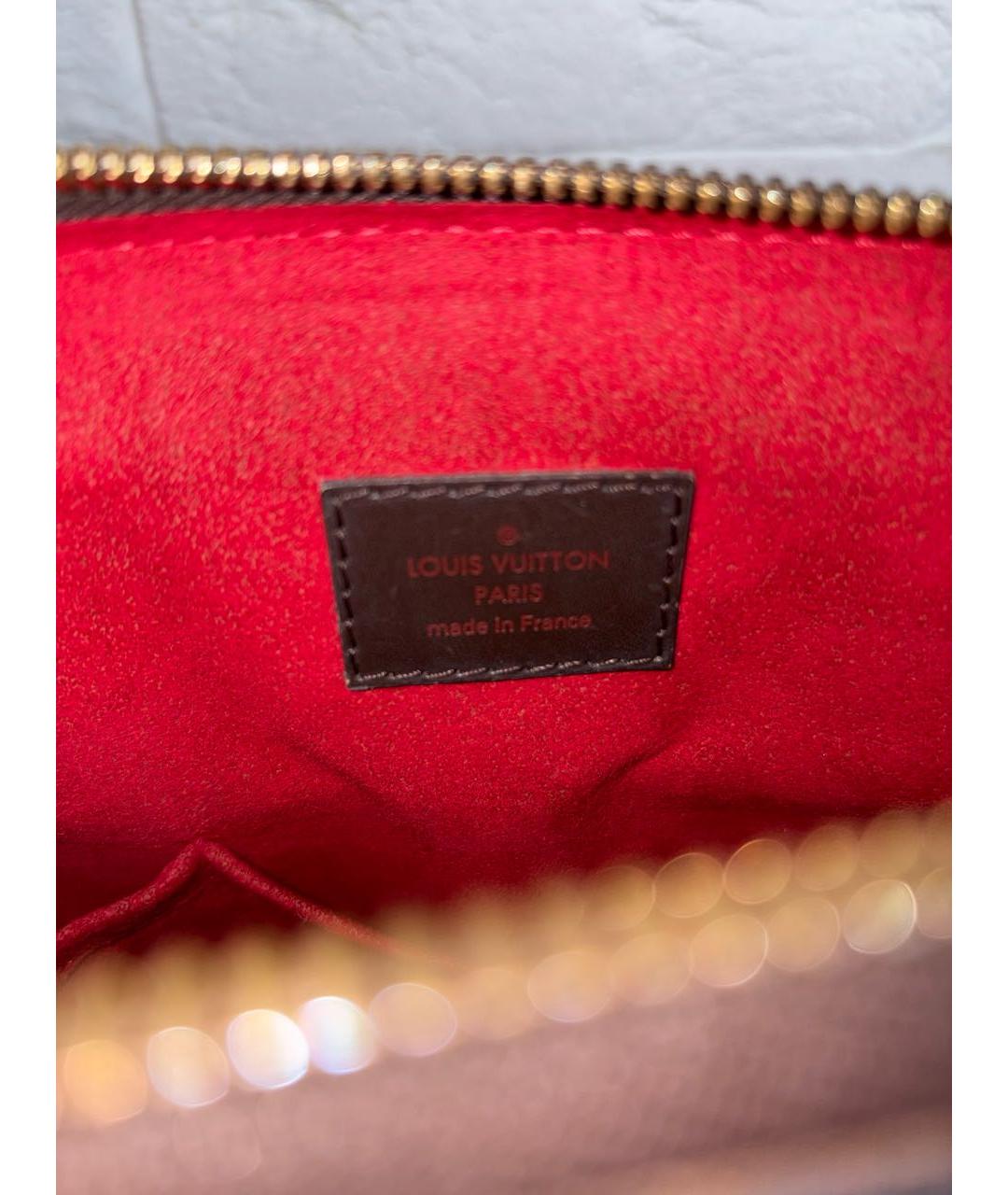 LOUIS VUITTON Коричневая сумка с короткими ручками, фото 7