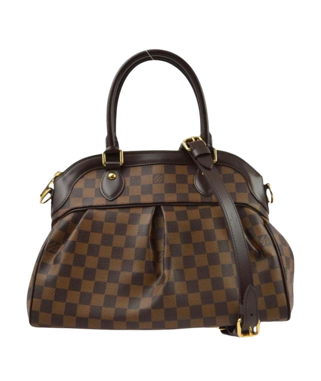 LOUIS VUITTON Коричневая сумка с короткими ручками, фото 1