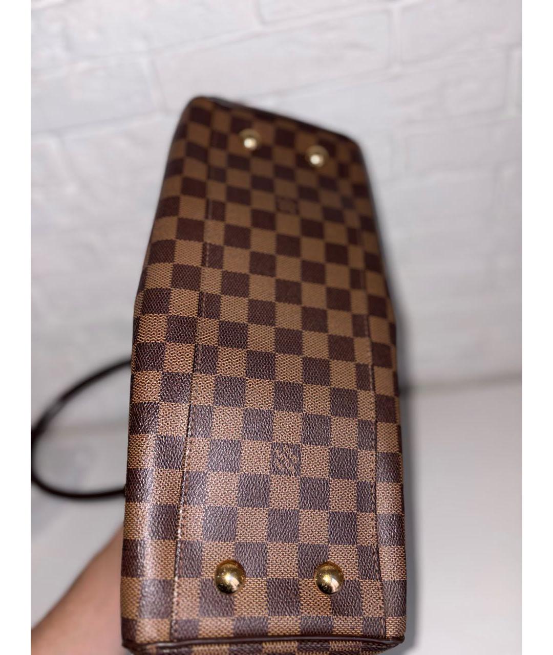 LOUIS VUITTON Коричневая сумка с короткими ручками, фото 5