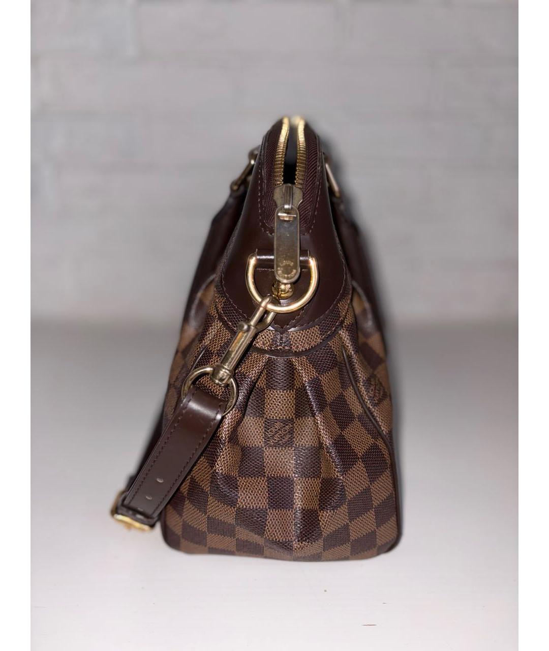 LOUIS VUITTON Коричневая сумка с короткими ручками, фото 3