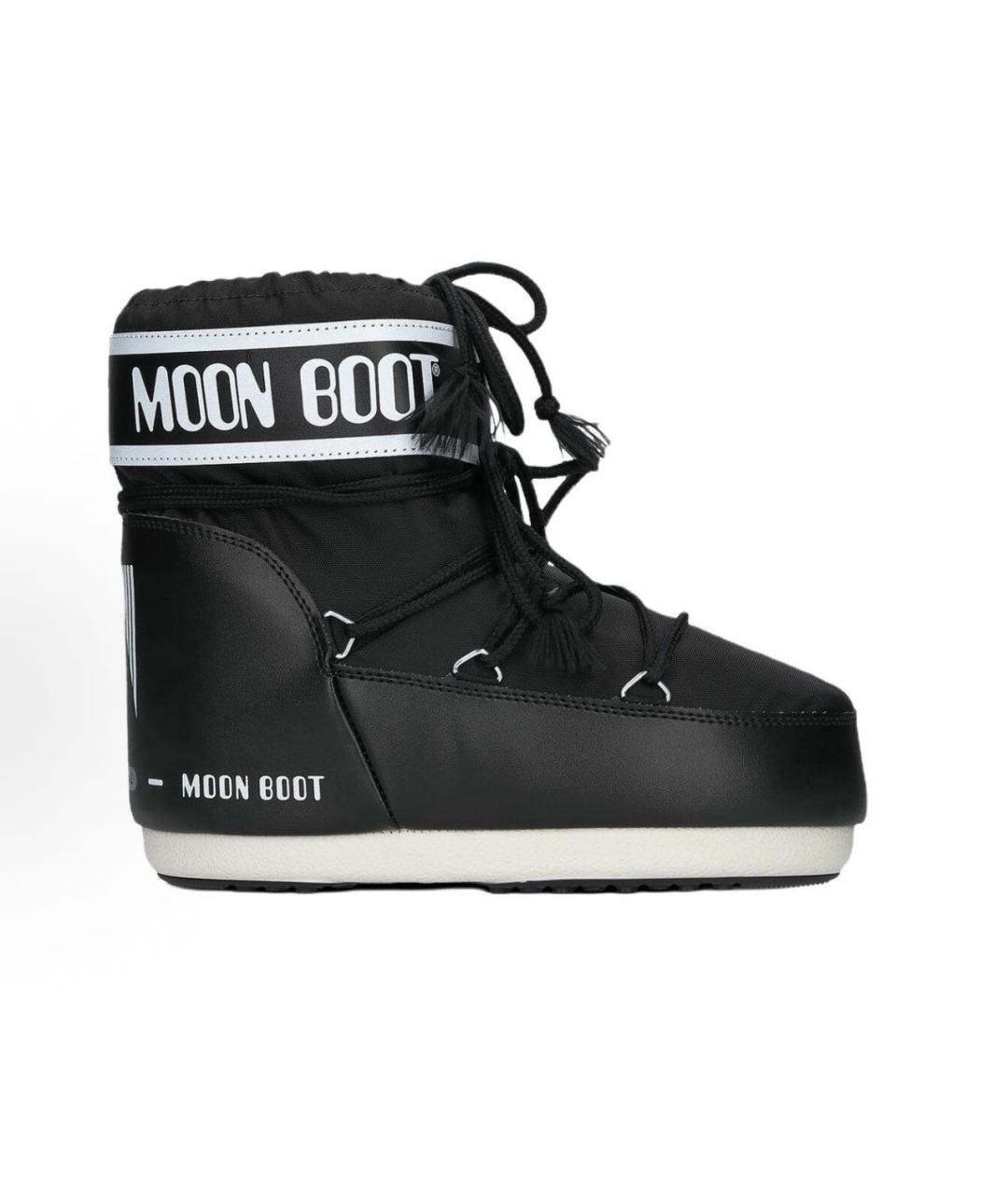 MOON BOOT Черные текстильные ботинки, фото 5