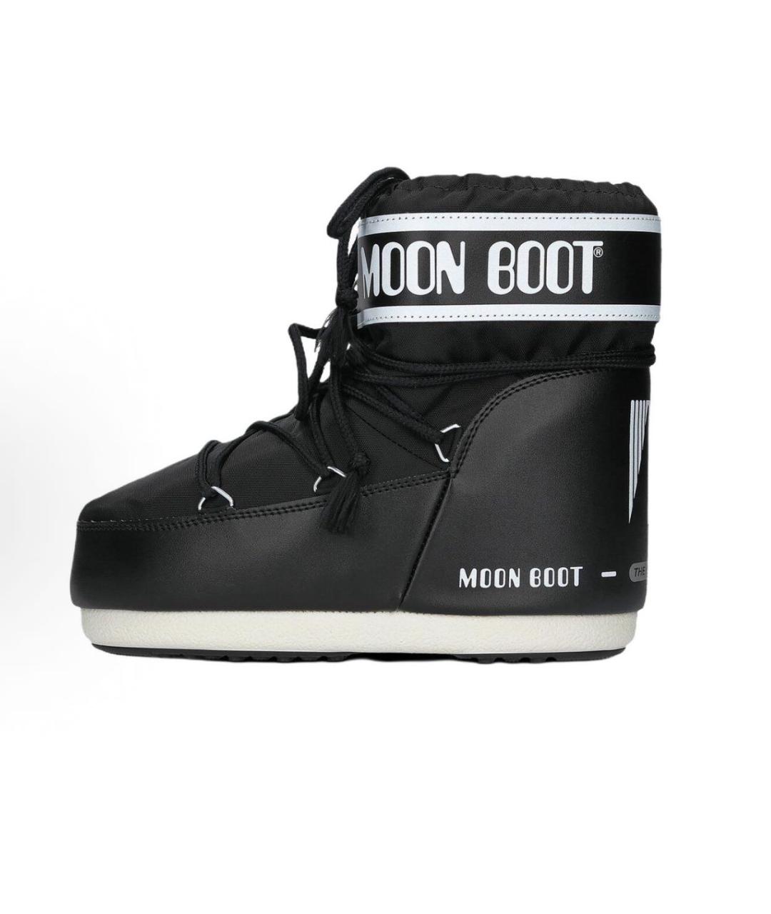 MOON BOOT Черные текстильные ботинки, фото 2