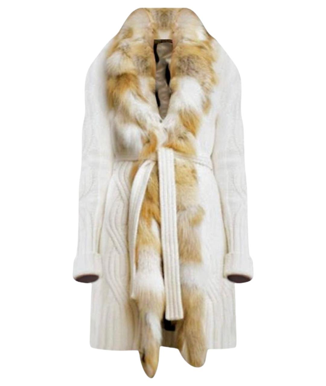 ROBERTO CAVALLI Бежевый шерстяной кардиган, фото 1