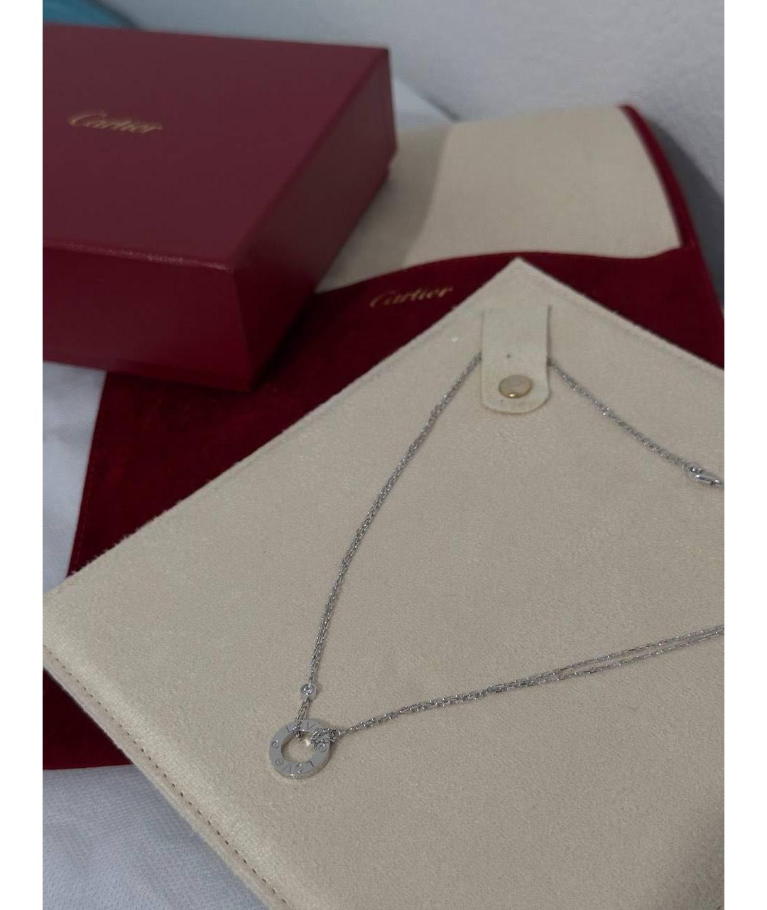 CARTIER Белое колье из белого золота, фото 2