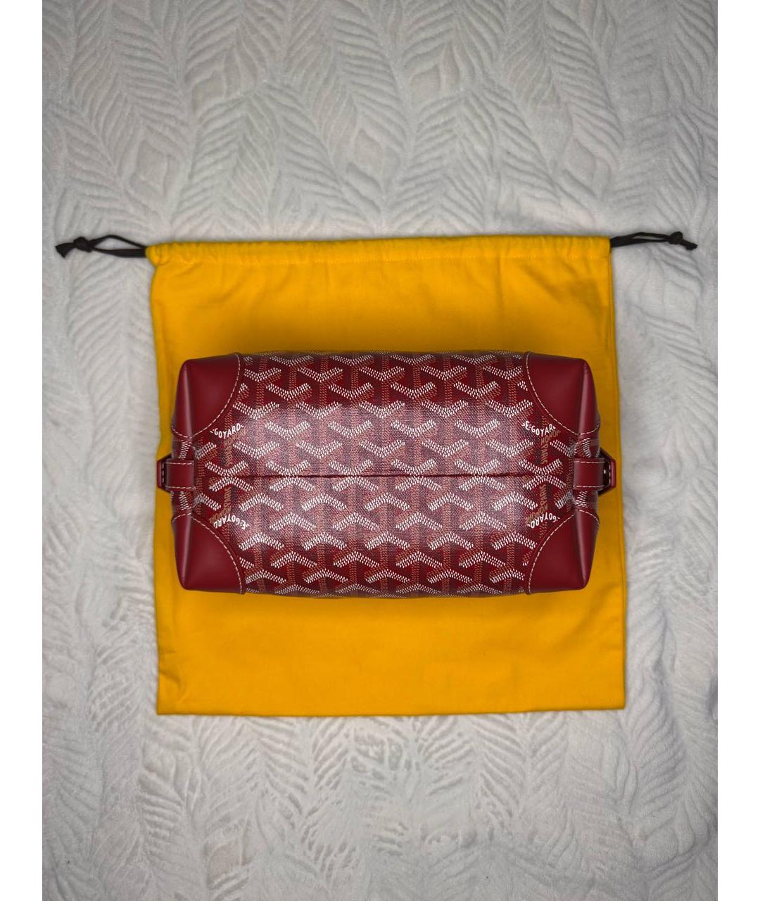 GOYARD Красная косметичка, фото 3