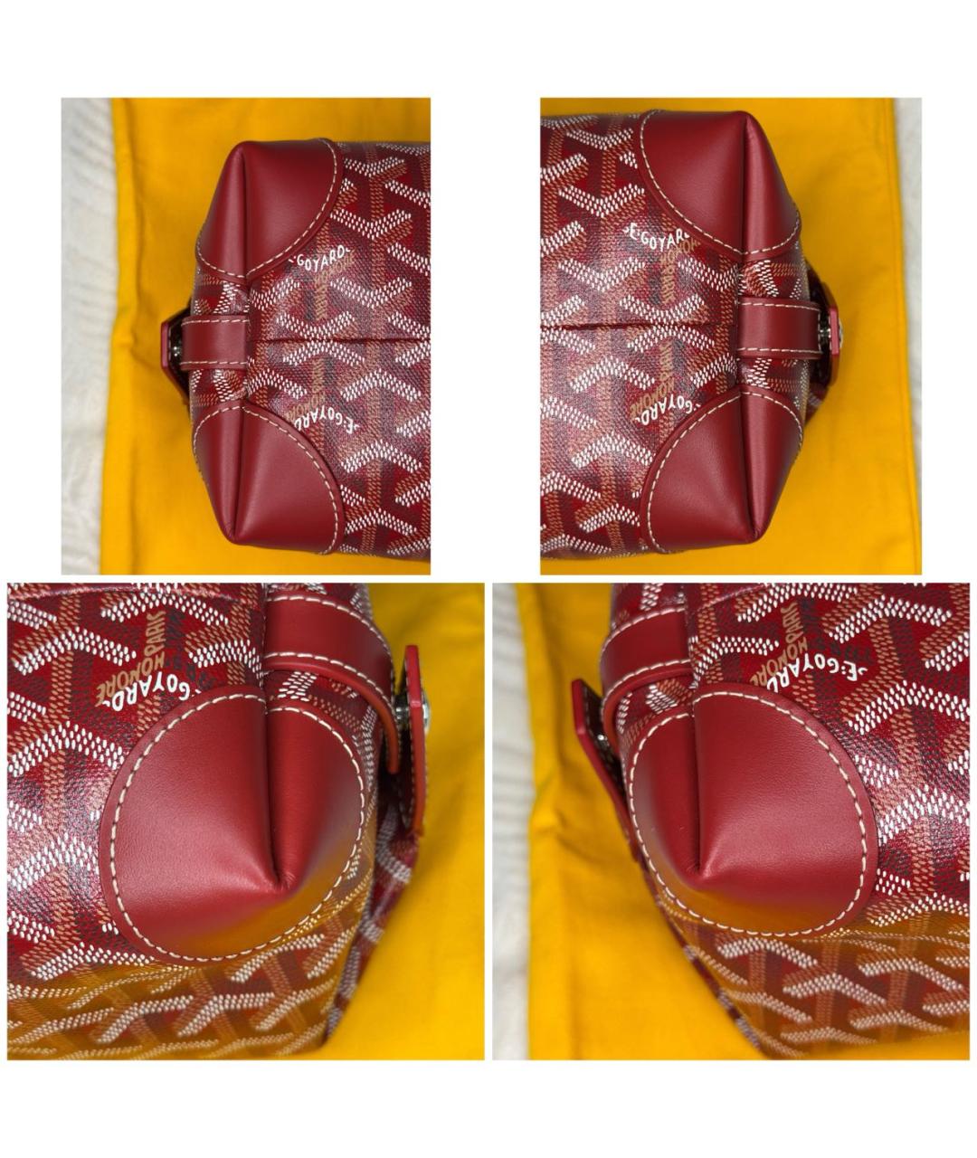 GOYARD Красная косметичка, фото 5