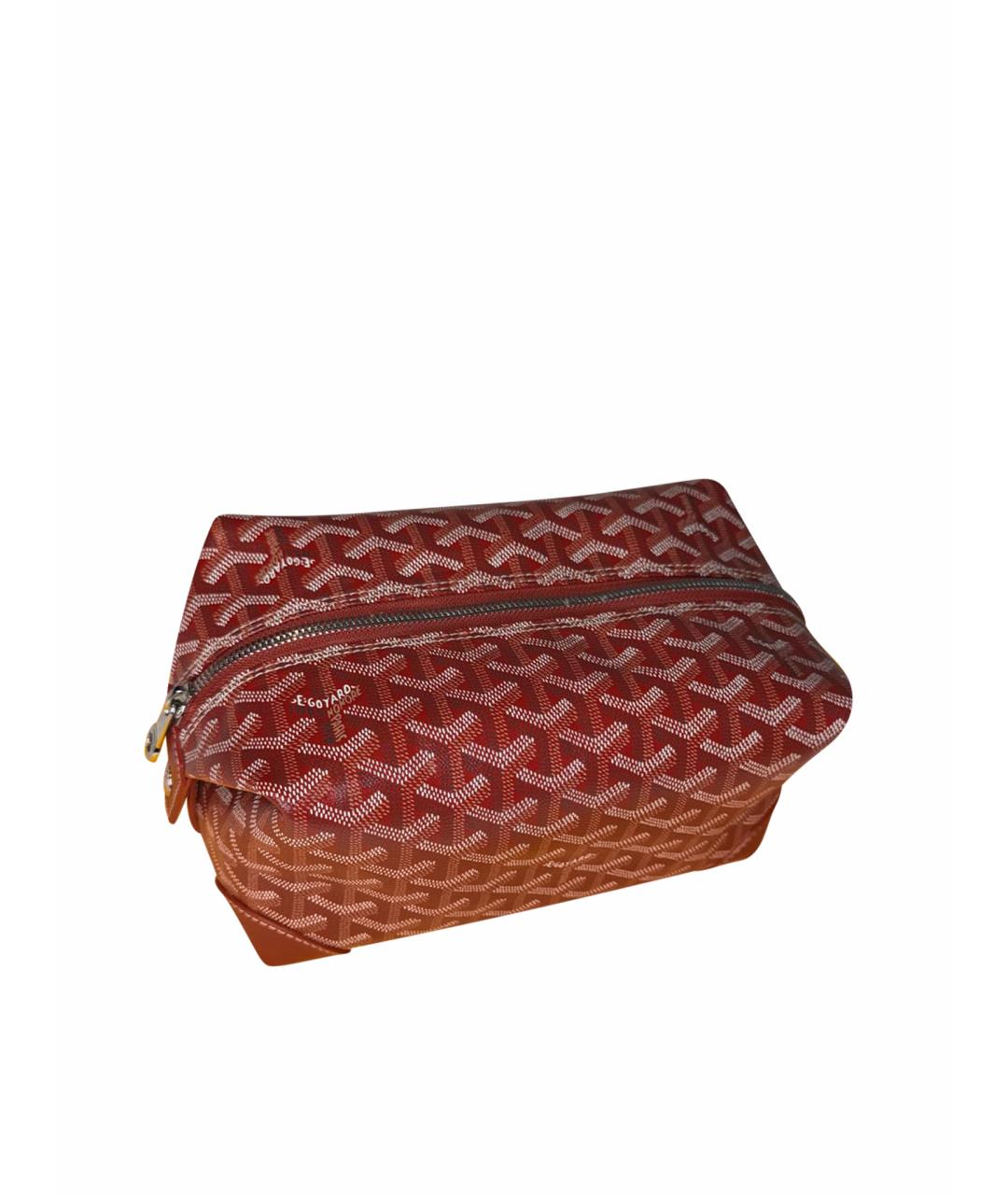 GOYARD Красная косметичка, фото 1