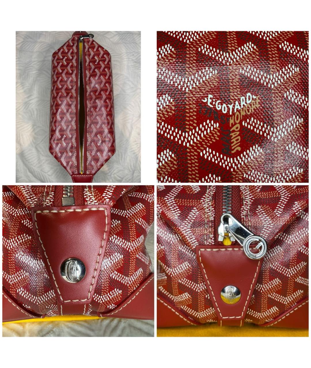 GOYARD Красная косметичка, фото 6
