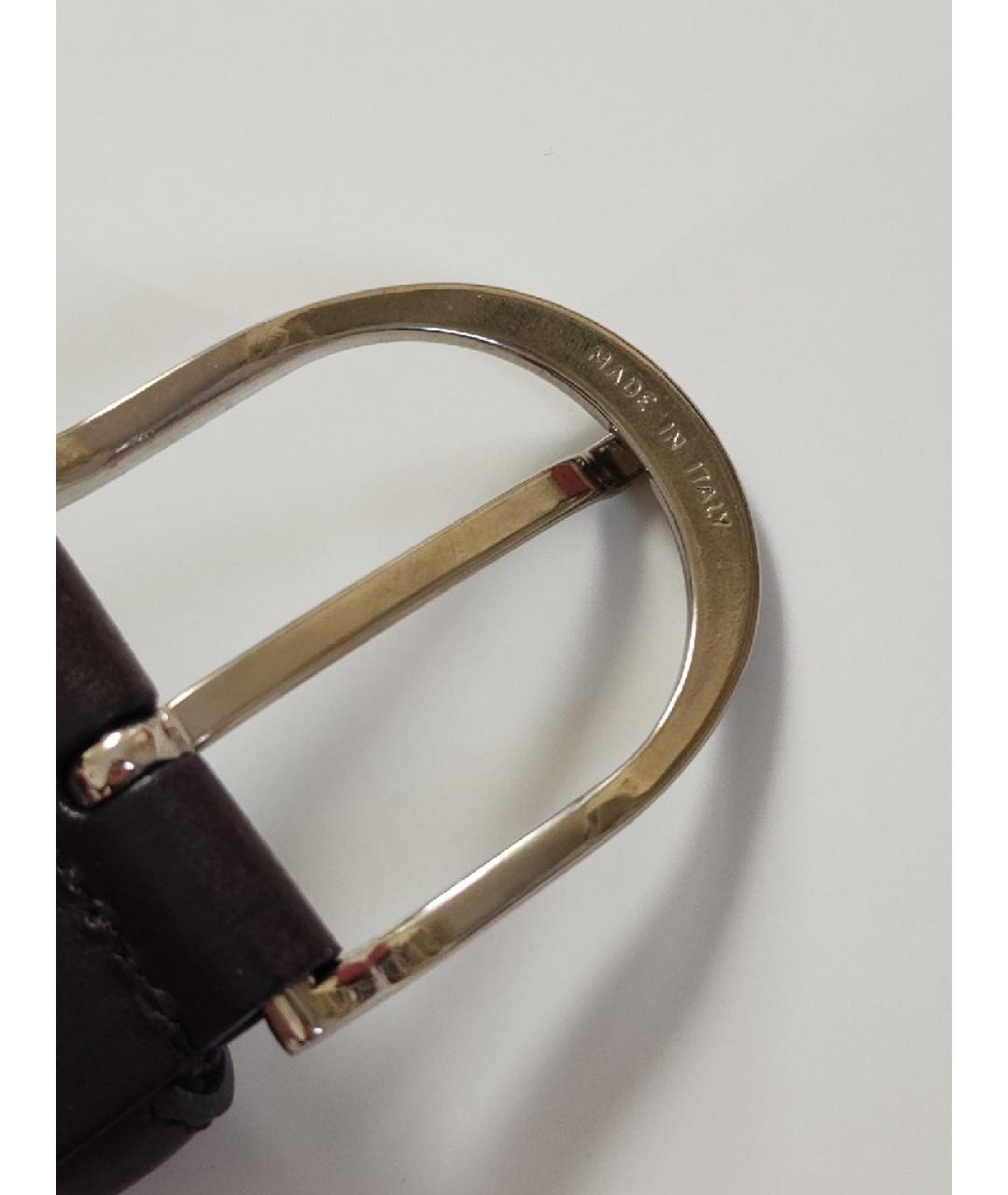 BARRETT Коричневый кожаный ремень, фото 4