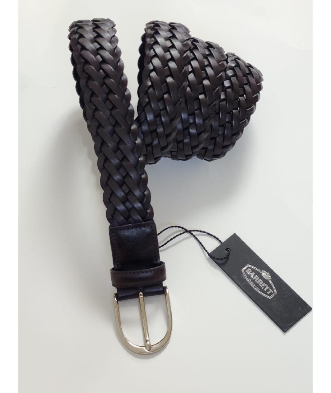 BARRETT Коричневый кожаный ремень, фото 5