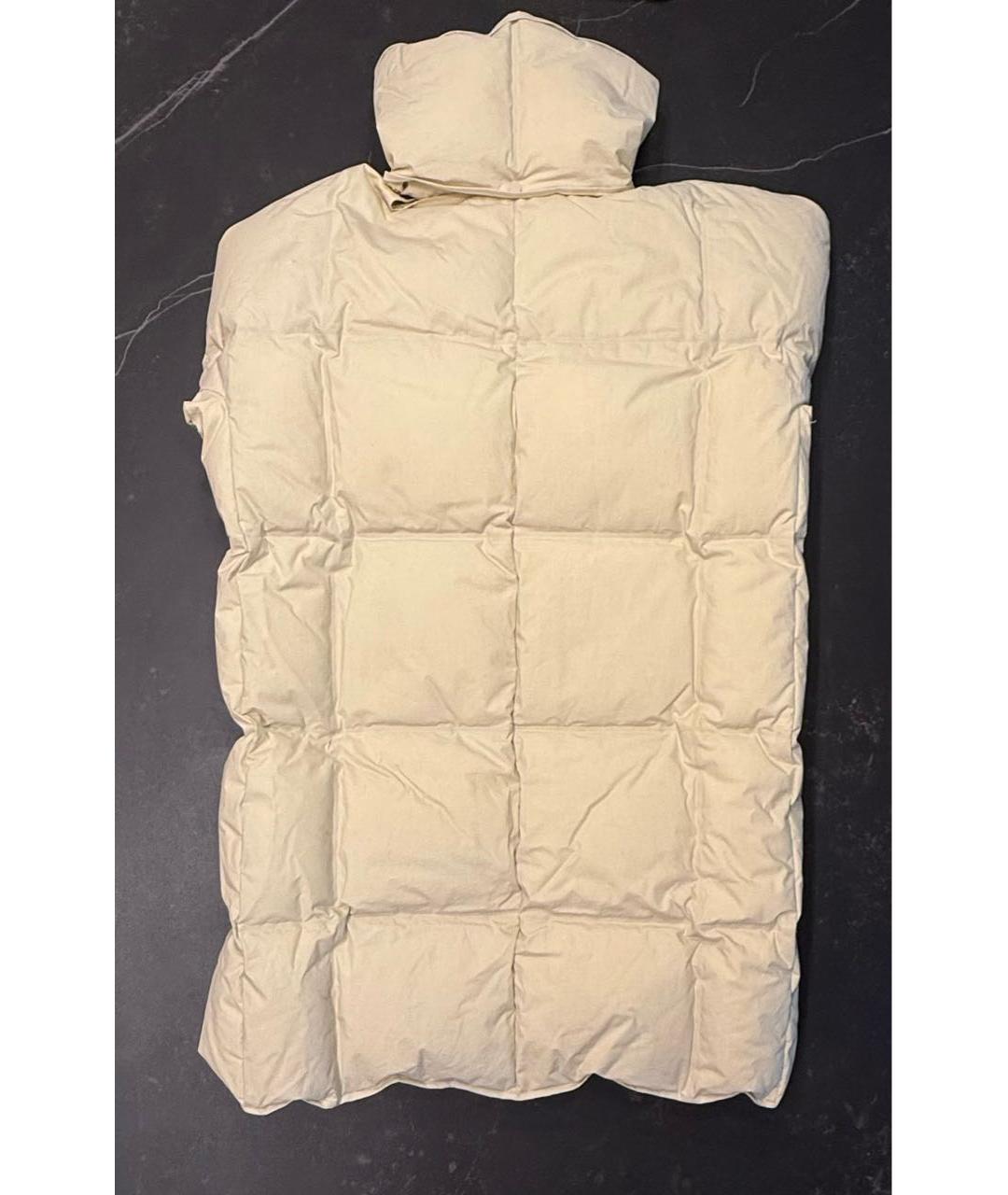 BOTTEGA VENETA Бежевый хлопковый пуховик, фото 2
