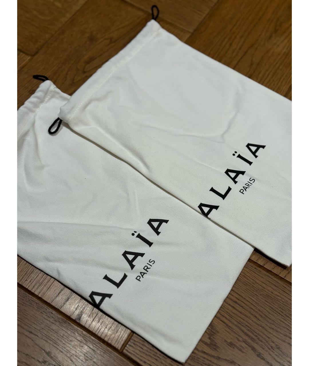 ALAIA Черные кожаные балетки, фото 5