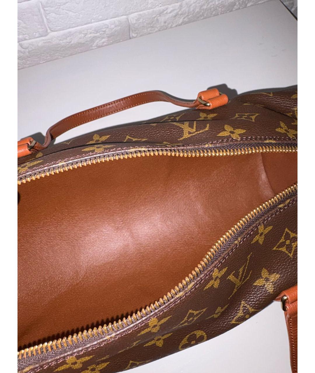 LOUIS VUITTON Коричневая сумка с короткими ручками, фото 8