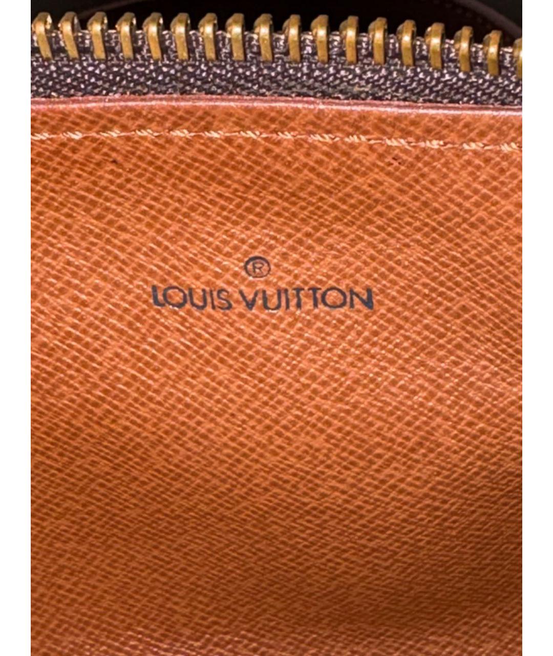 LOUIS VUITTON Коричневая сумка с короткими ручками, фото 7