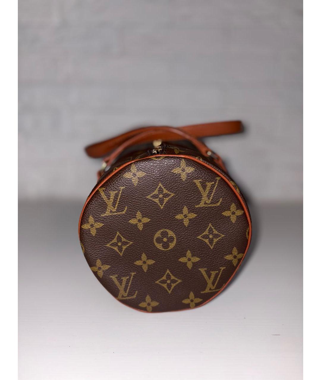 LOUIS VUITTON Коричневая сумка с короткими ручками, фото 3