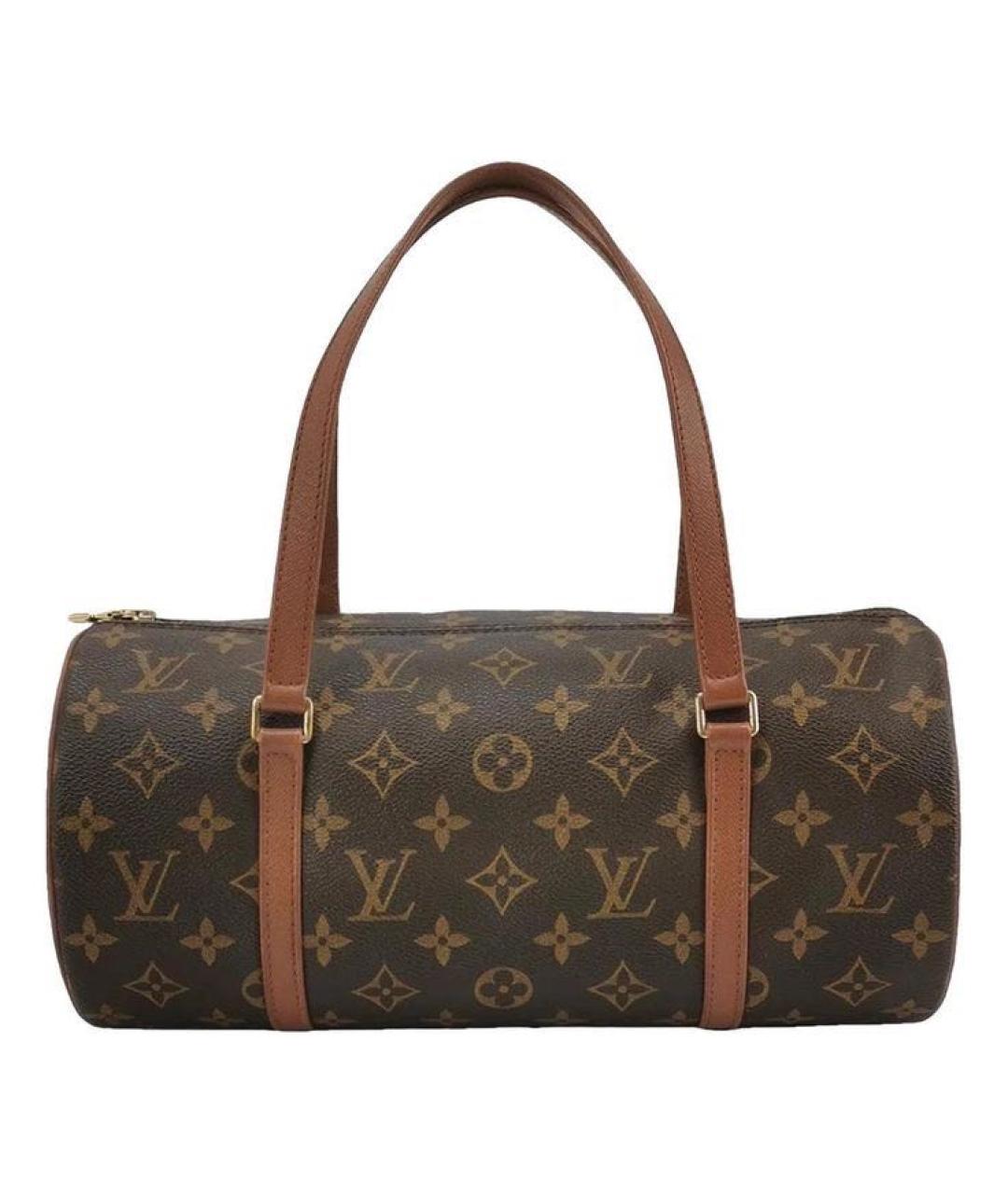 LOUIS VUITTON Коричневая сумка с короткими ручками, фото 9