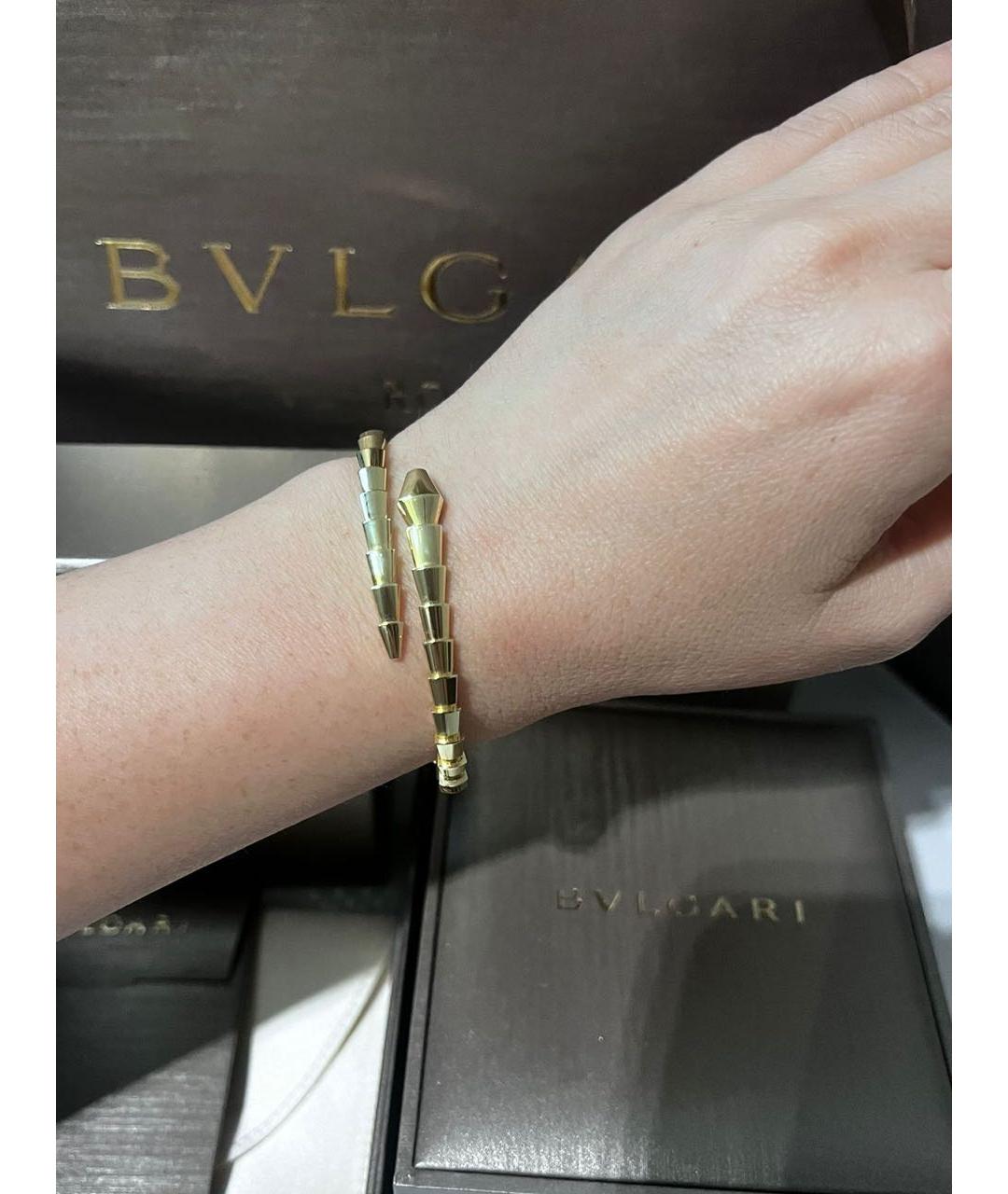 BVLGARI Золотой браслет из желтого золота, фото 3