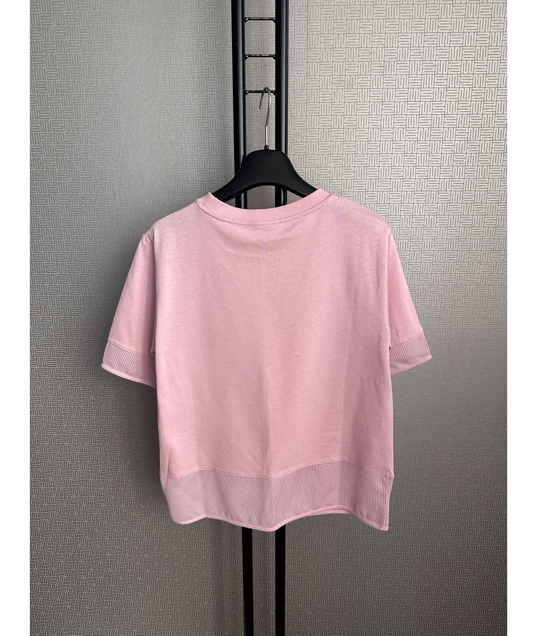 KENZO Розовая хлопковая футболка, фото 3