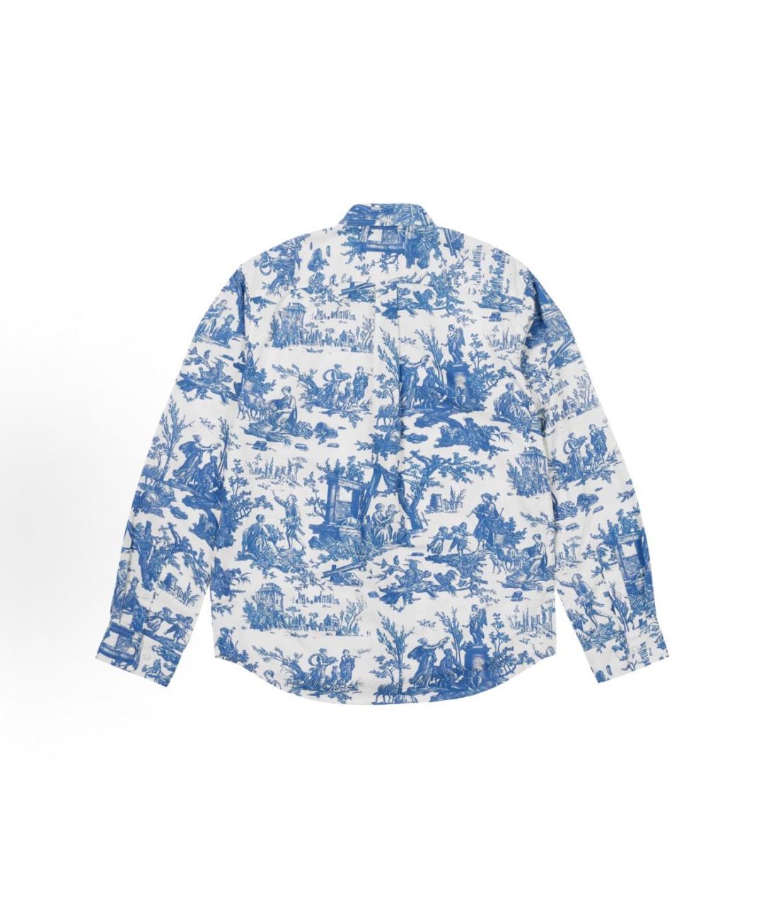 PALACE Голубая хлопковая классическая рубашка, фото 2