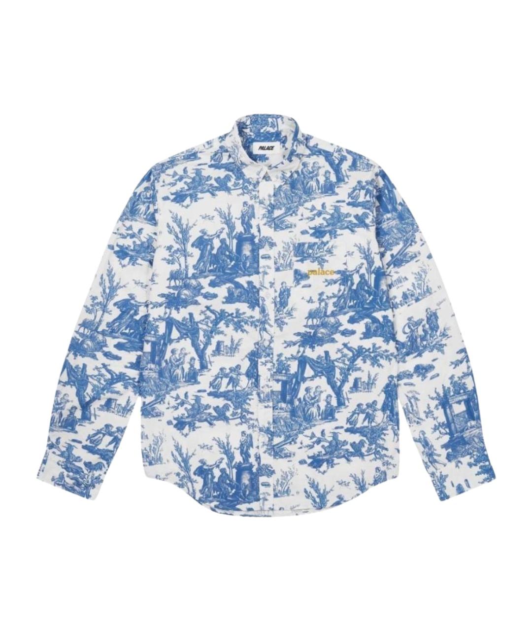 PALACE Голубая хлопковая классическая рубашка, фото 1