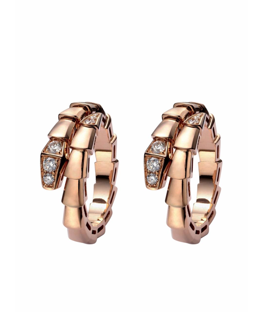 BVLGARI Золотые серьги из желтого золота, фото 1