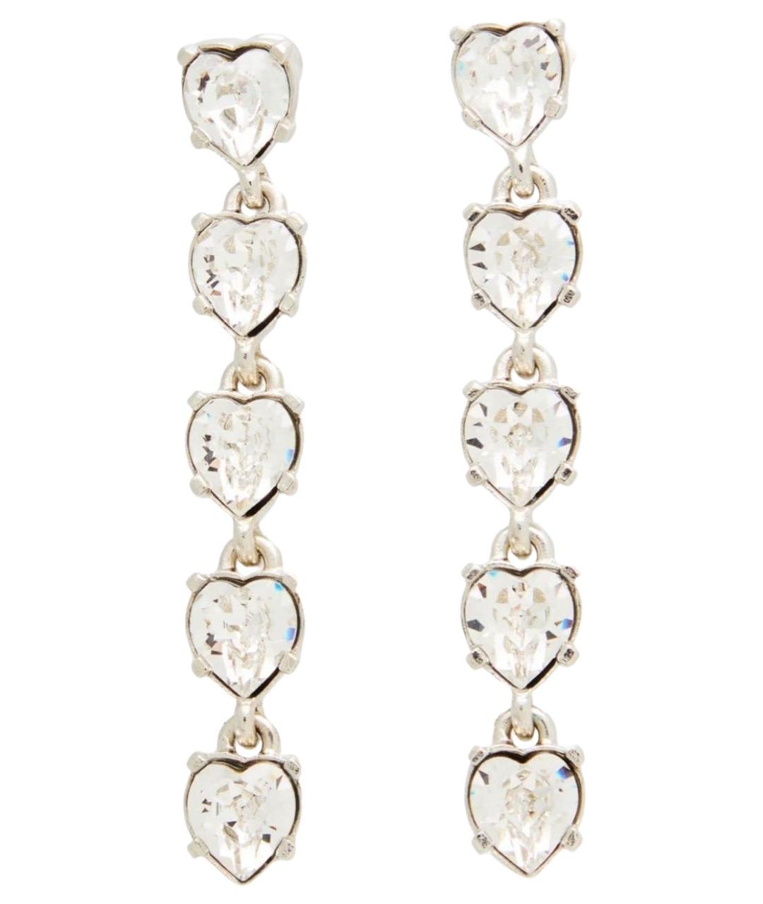 OSCAR DE LA RENTA Серебряные латунные серьги, фото 1