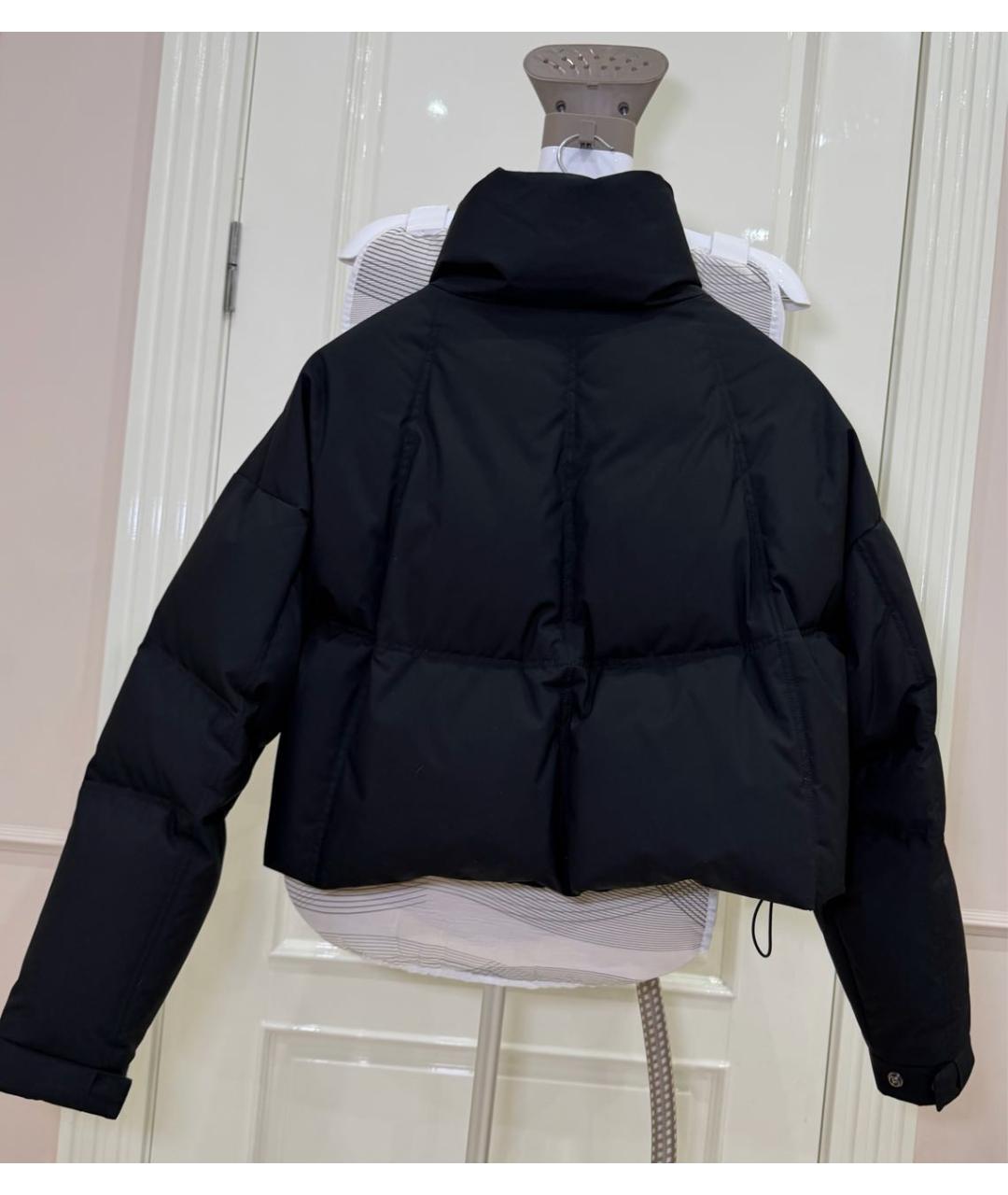 12 STOREEZ Черный полиамидовый пуховик, фото 4
