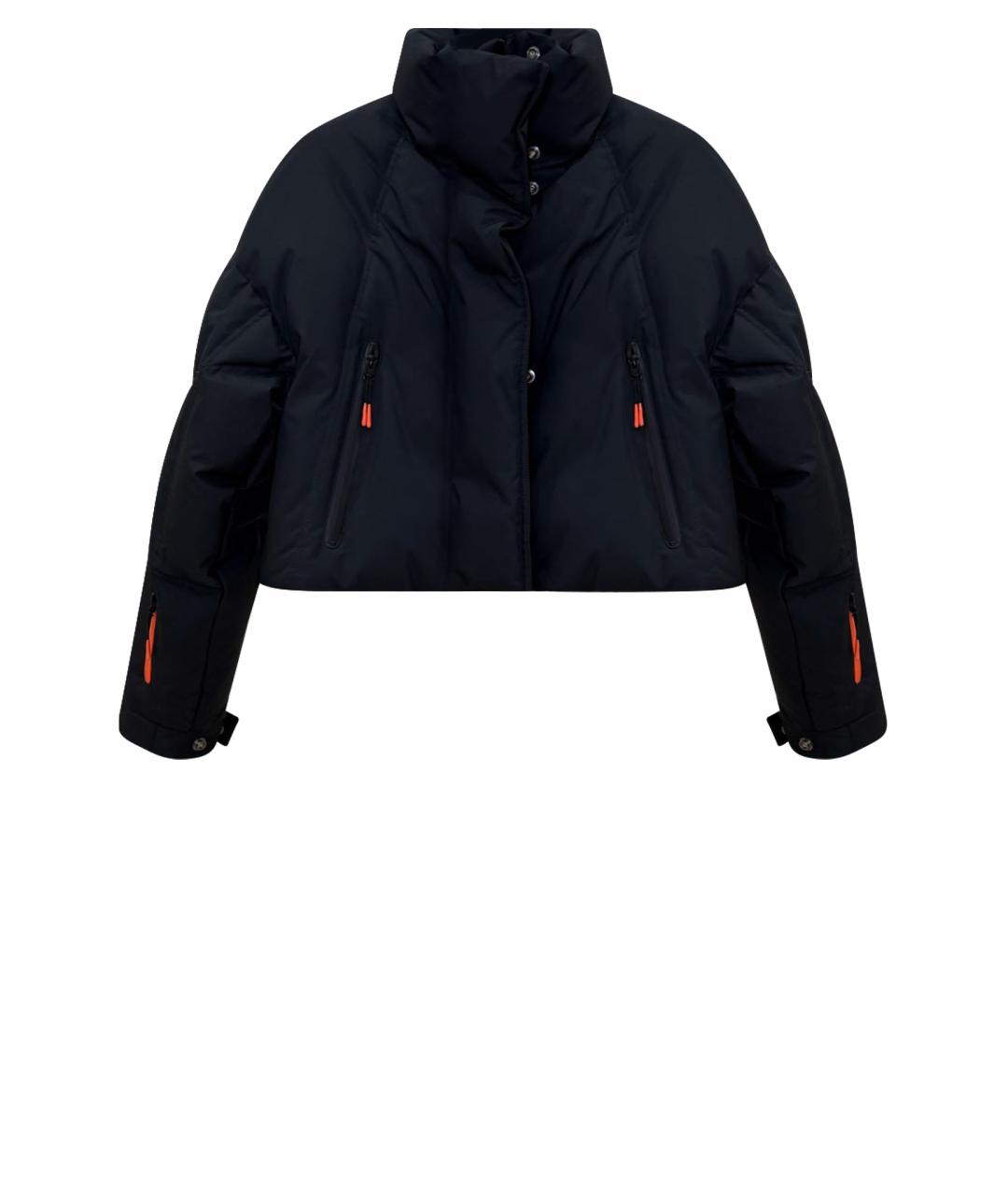 12 STOREEZ Черный полиамидовый пуховик, фото 1