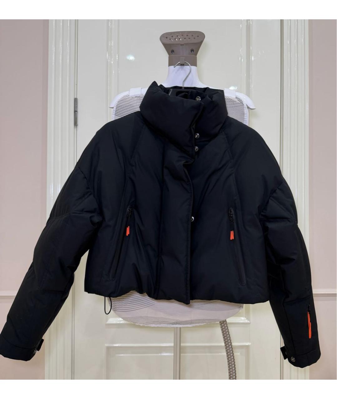 12 STOREEZ Черный полиамидовый пуховик, фото 7