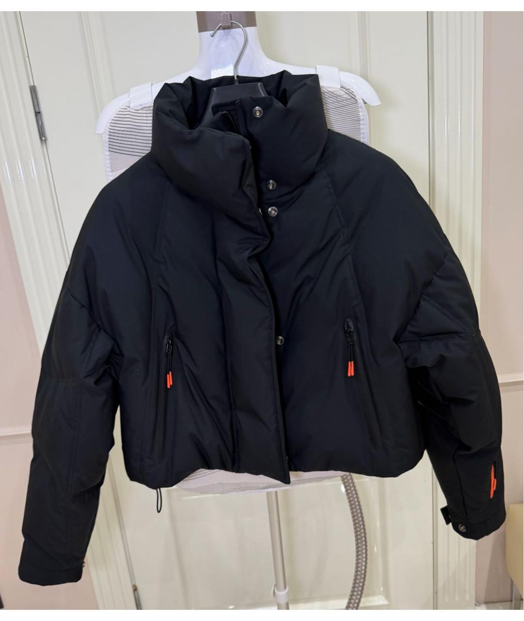 12 STOREEZ Черный полиамидовый пуховик, фото 2