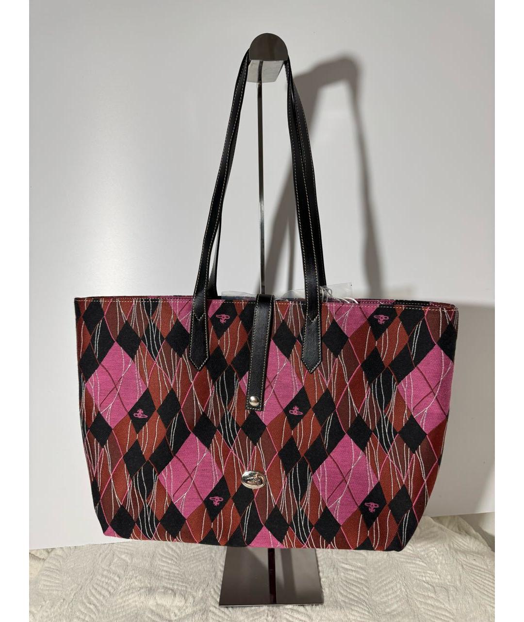 VIVIENNE WESTWOOD Мульти хлопковая сумка тоут, фото 9