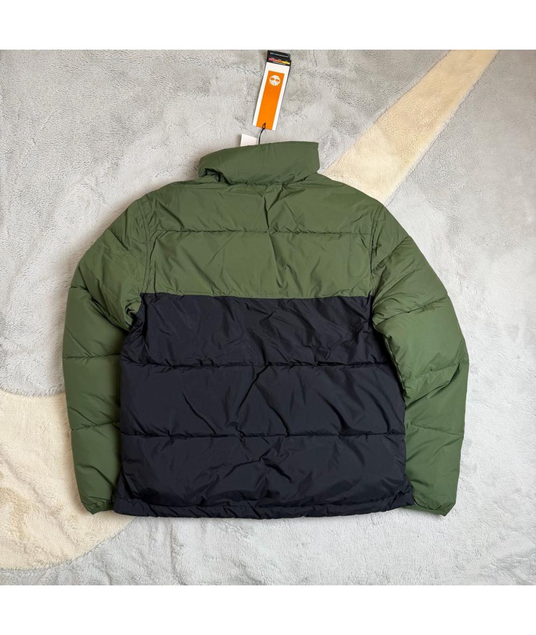 TIMBERLAND Зеленый полиамидовый пуховик, фото 3