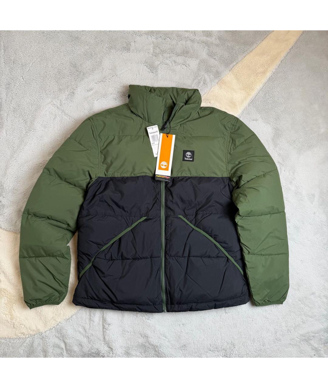 TIMBERLAND Зеленый полиамидовый пуховик, фото 2