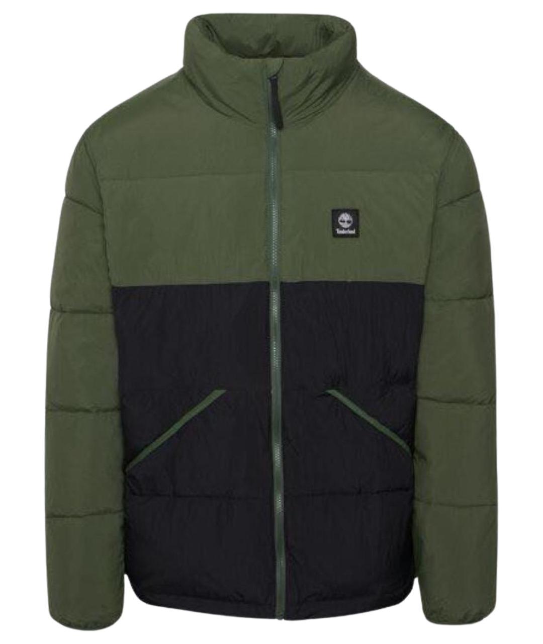 TIMBERLAND Зеленый полиамидовый пуховик, фото 1