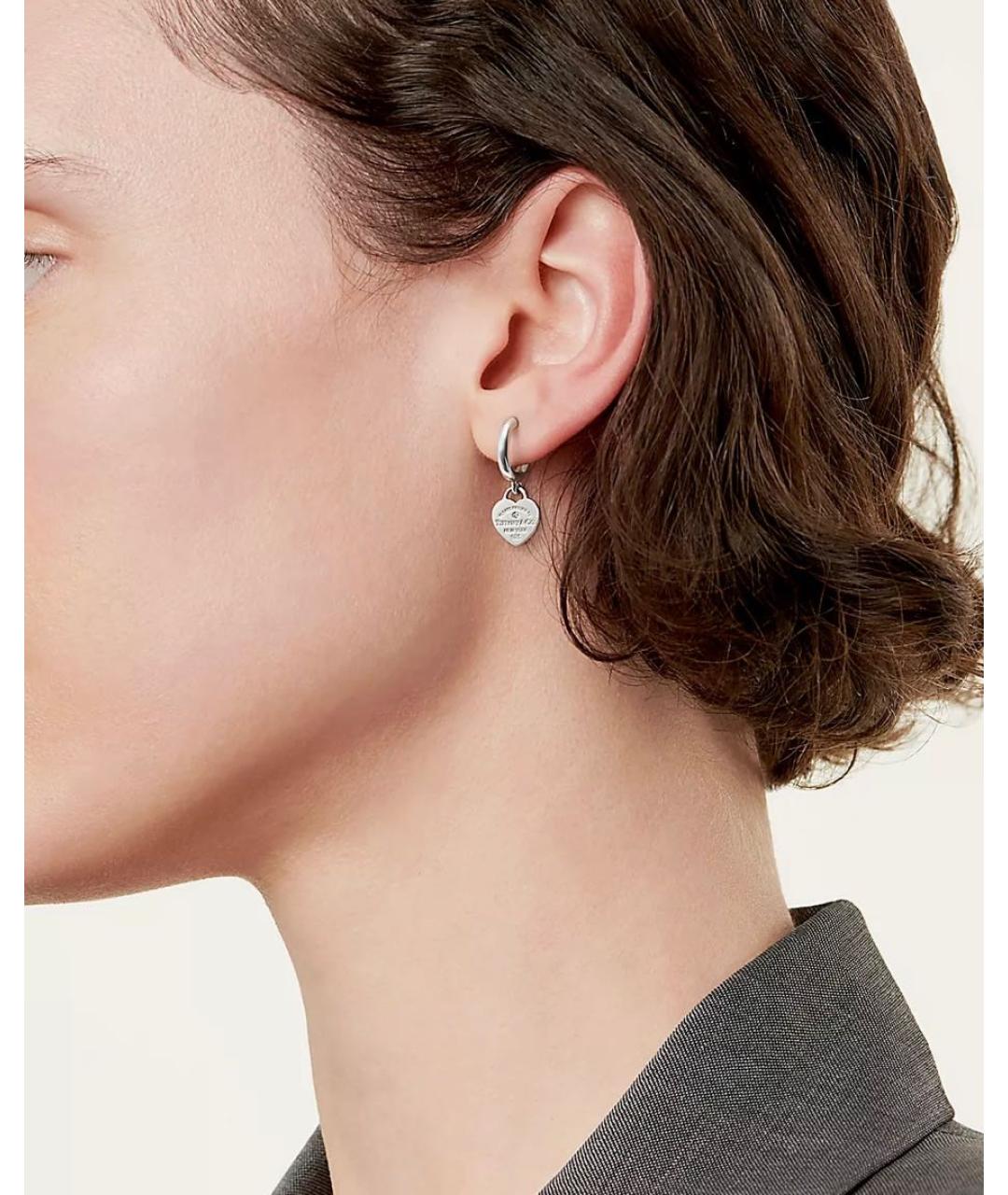 TIFFANY&CO Серебряные серебряные серьги, фото 4