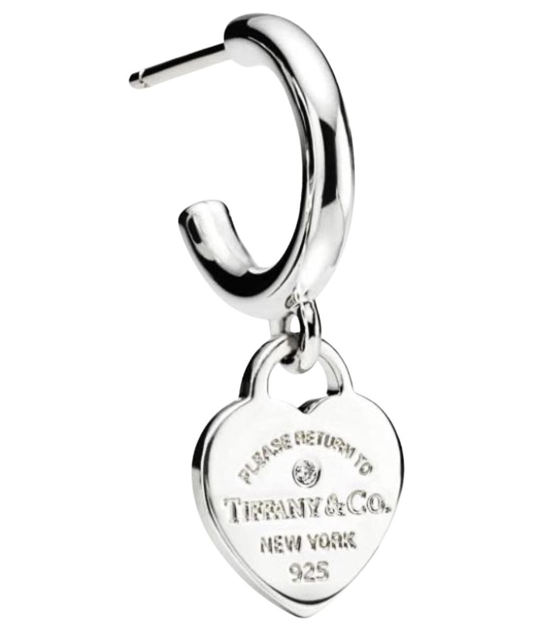 TIFFANY&CO Серебряные серебряные серьги, фото 1