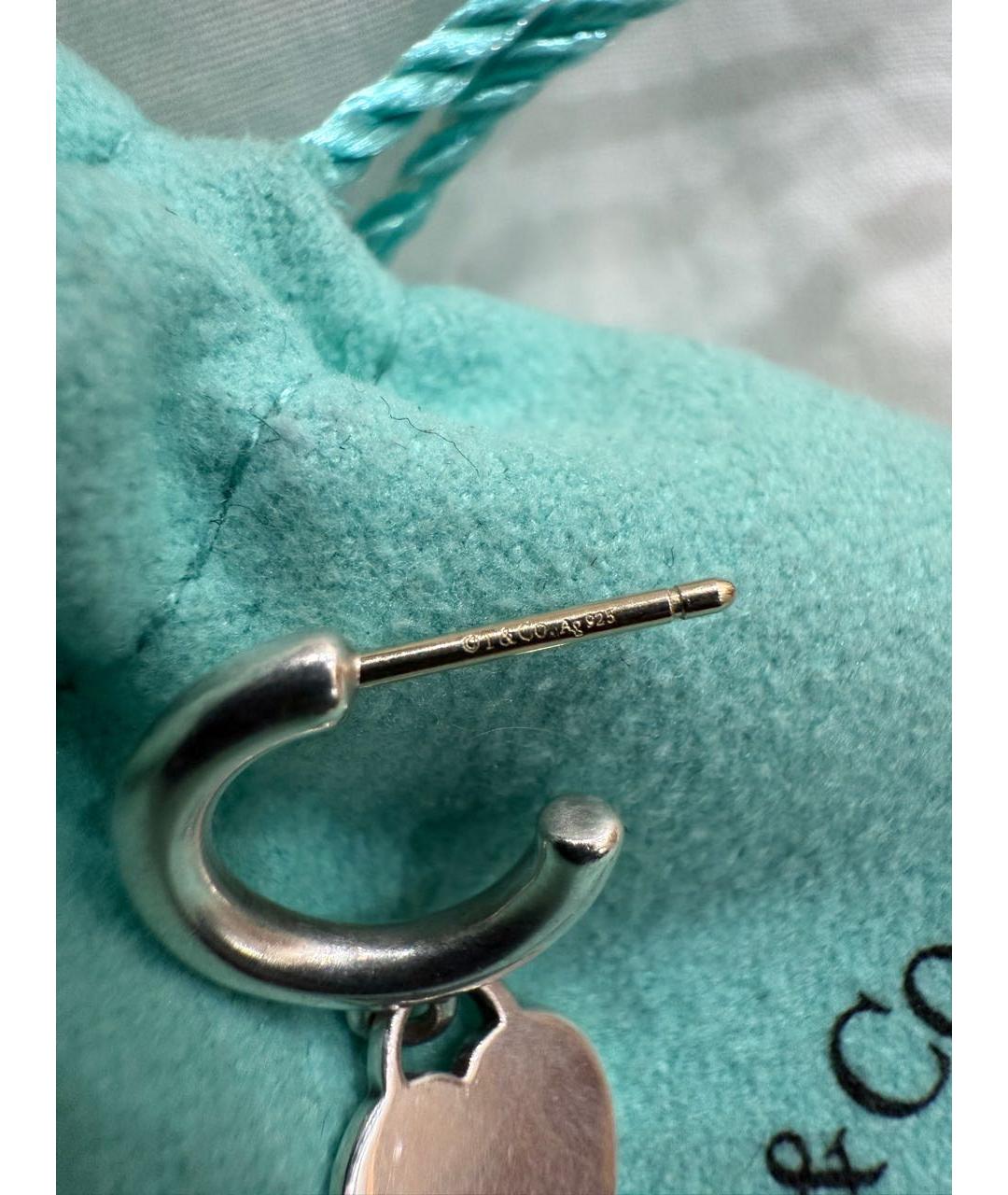 TIFFANY&CO Серебряные серебряные серьги, фото 5