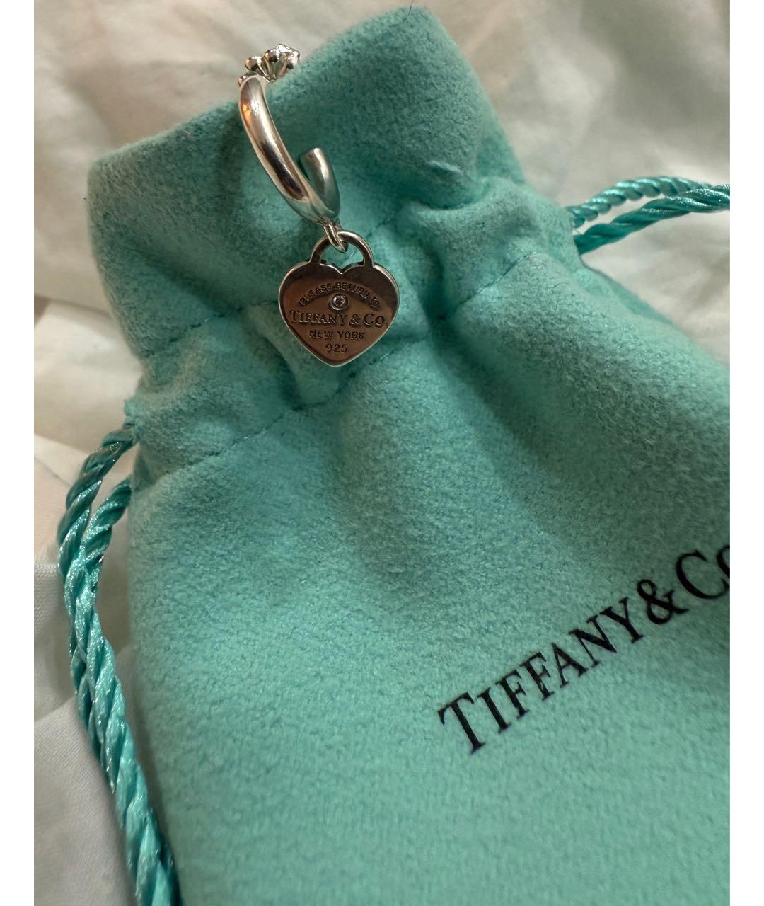 TIFFANY&CO Серебряные серебряные серьги, фото 2