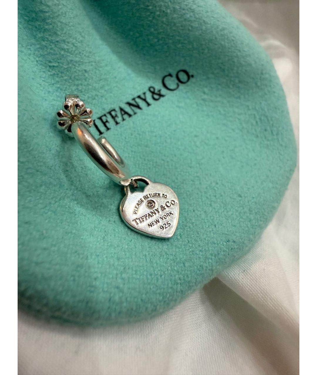 TIFFANY&CO Серебряные серебряные серьги, фото 8