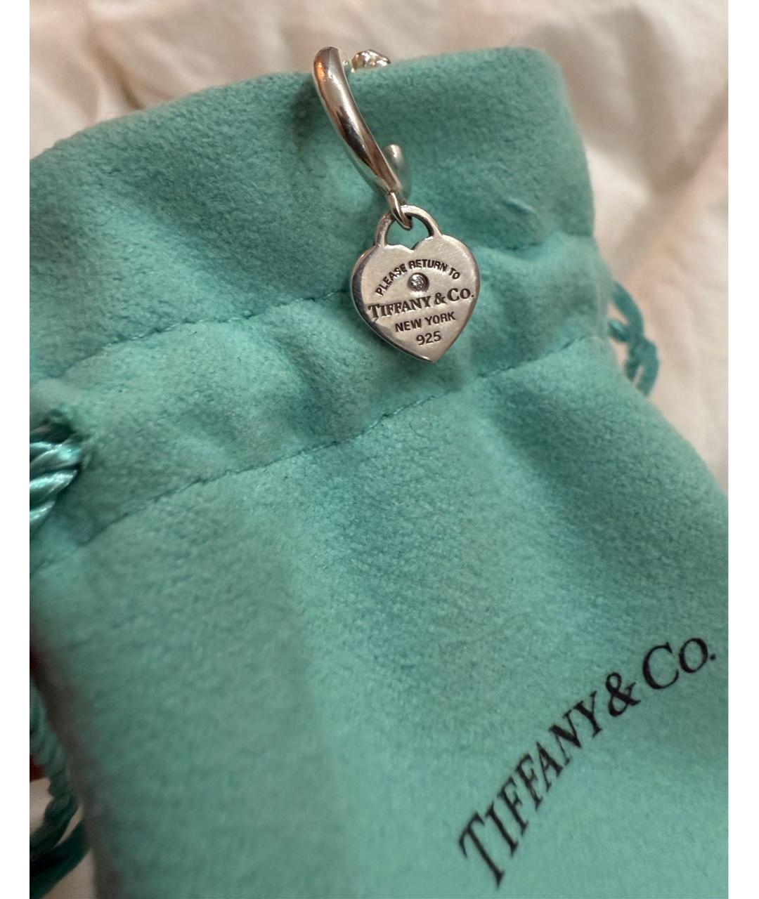 TIFFANY&CO Серебряные серебряные серьги, фото 3