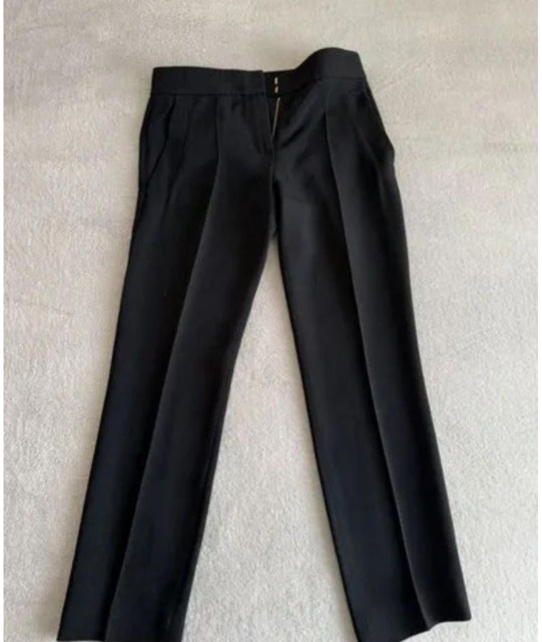 LOUIS VUITTON Черные шерстяные брюки узкие, фото 7