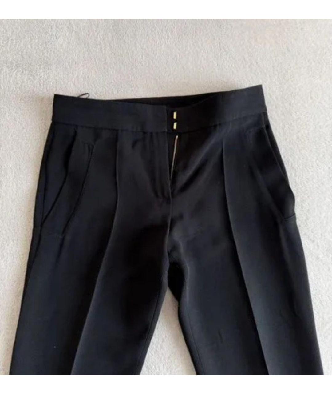 LOUIS VUITTON Черные шерстяные брюки узкие, фото 3