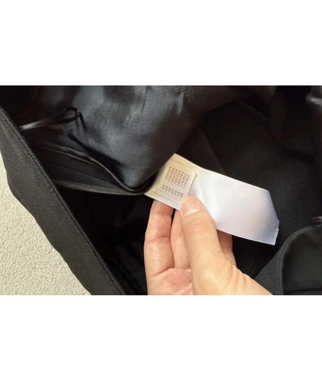 LOUIS VUITTON Черные шерстяные брюки узкие, фото 6