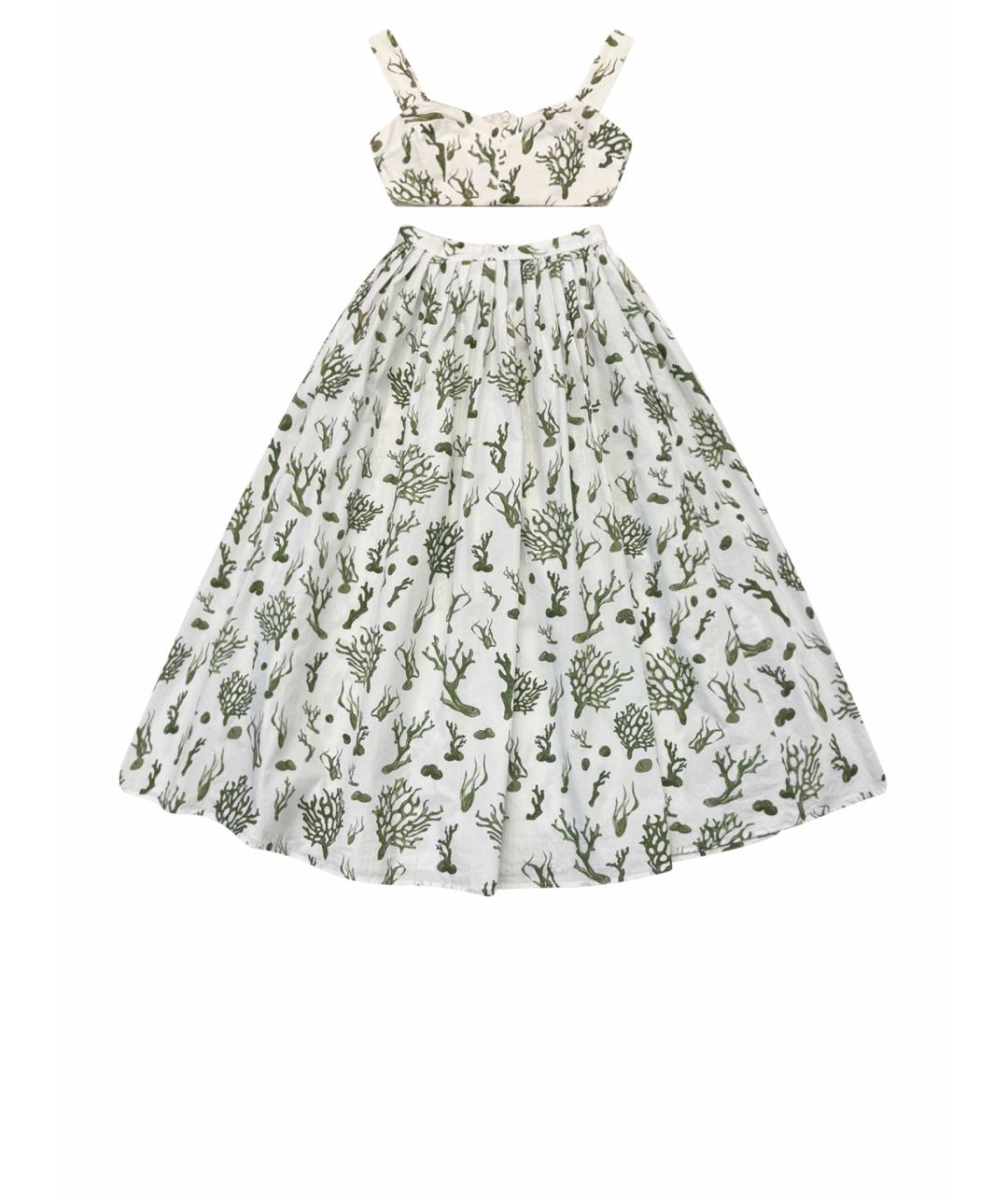 12 STOREEZ Белый хлопковый костюм с юбками, фото 1