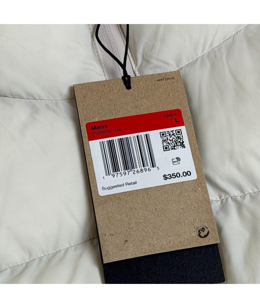 NIKE ACG Бежевый полиамидовый пуховик, фото 7