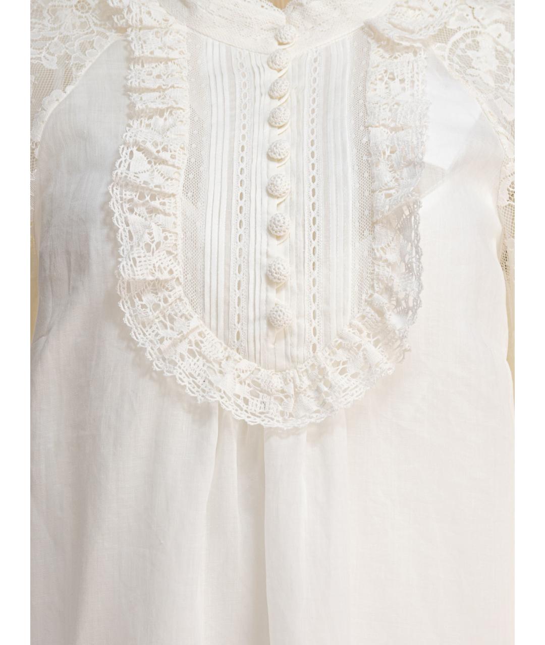 ZIMMERMANN Бежевая рубашка, фото 3